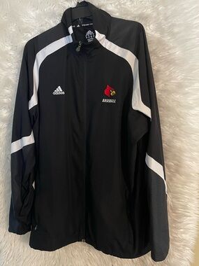 Louisville Cardinals Baseball Adidas Team Performance Men’s Vintage Jacket-L